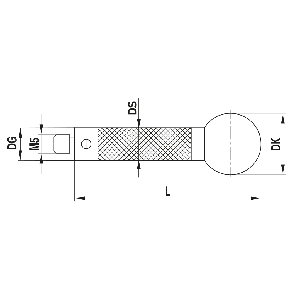 M5 Threaded-stem Stylus