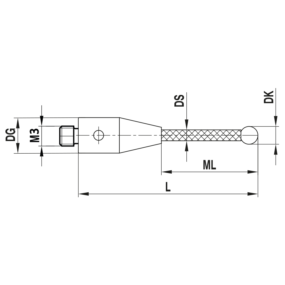 M3 XXT UltraScanning Straight Stylus