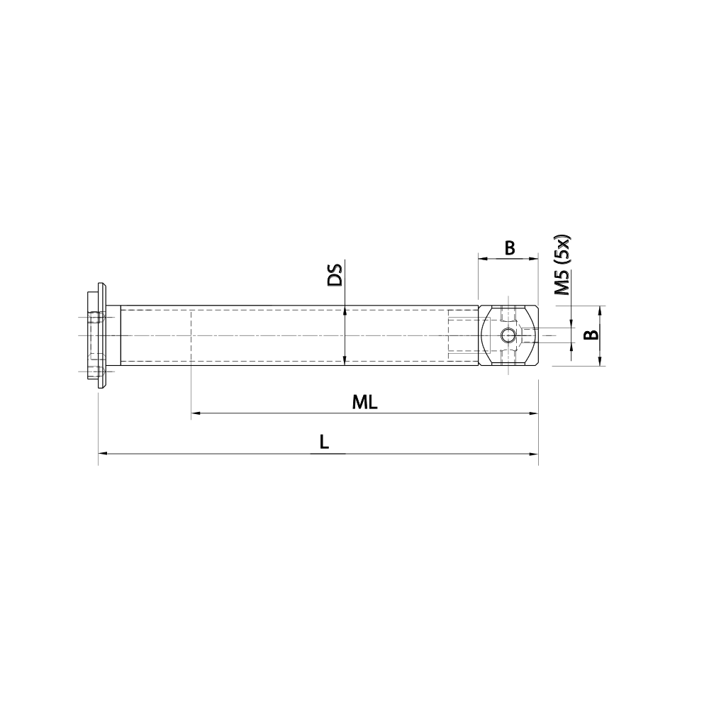 M5 Adapter Plate Extension