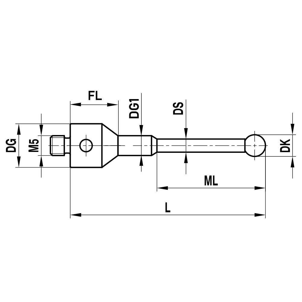 M5 Stepped-base Stylus