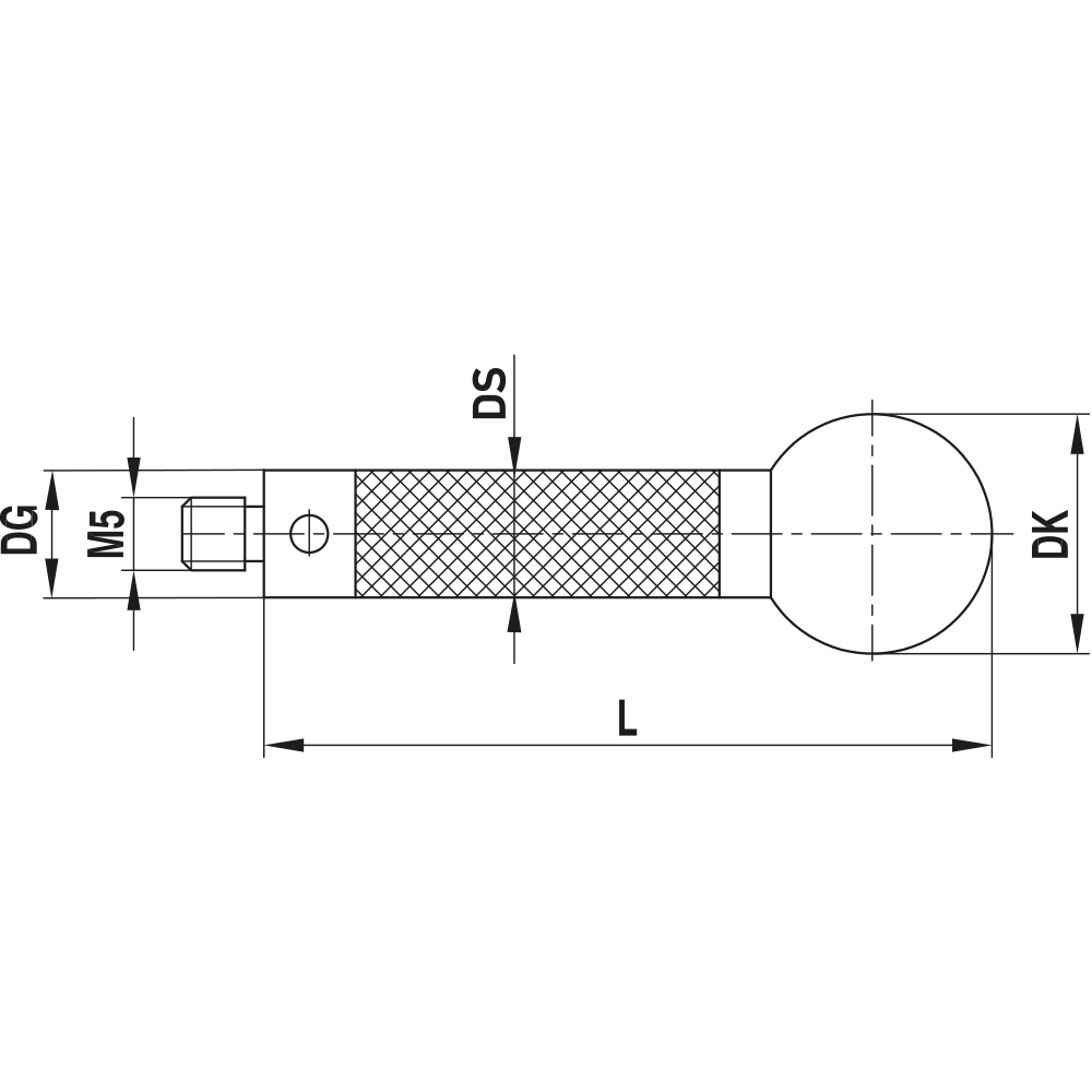 M5 Threaded-stem Stylus