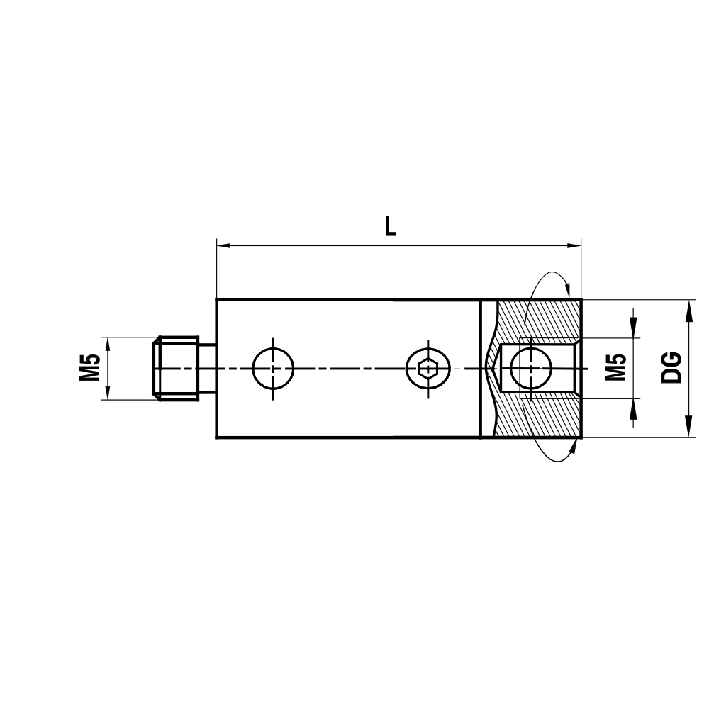 M5 Rotary Holder