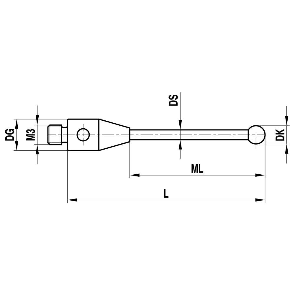 M3 XXT UltraScanning Straight Stylus