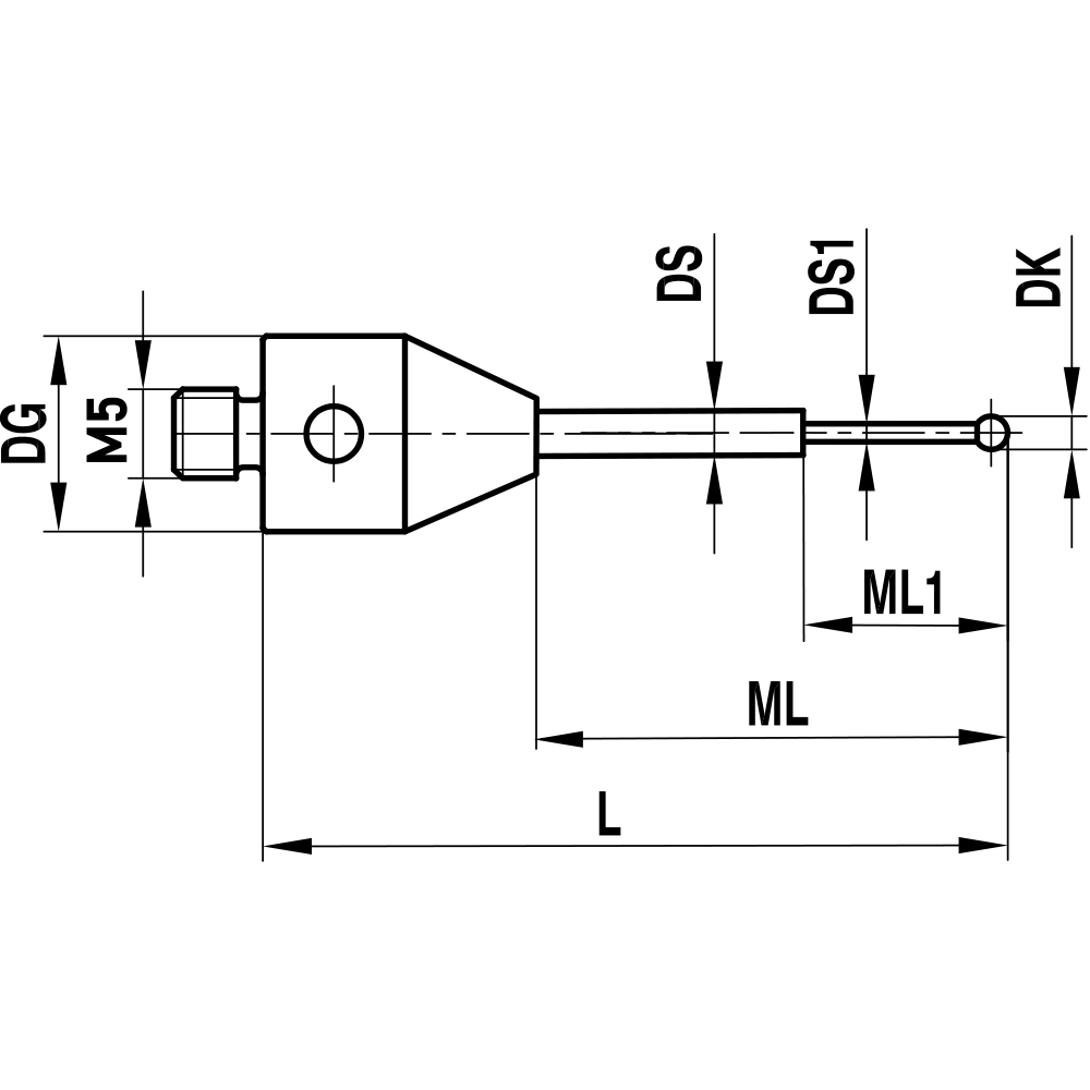 M5 Stepped-stem Stylus