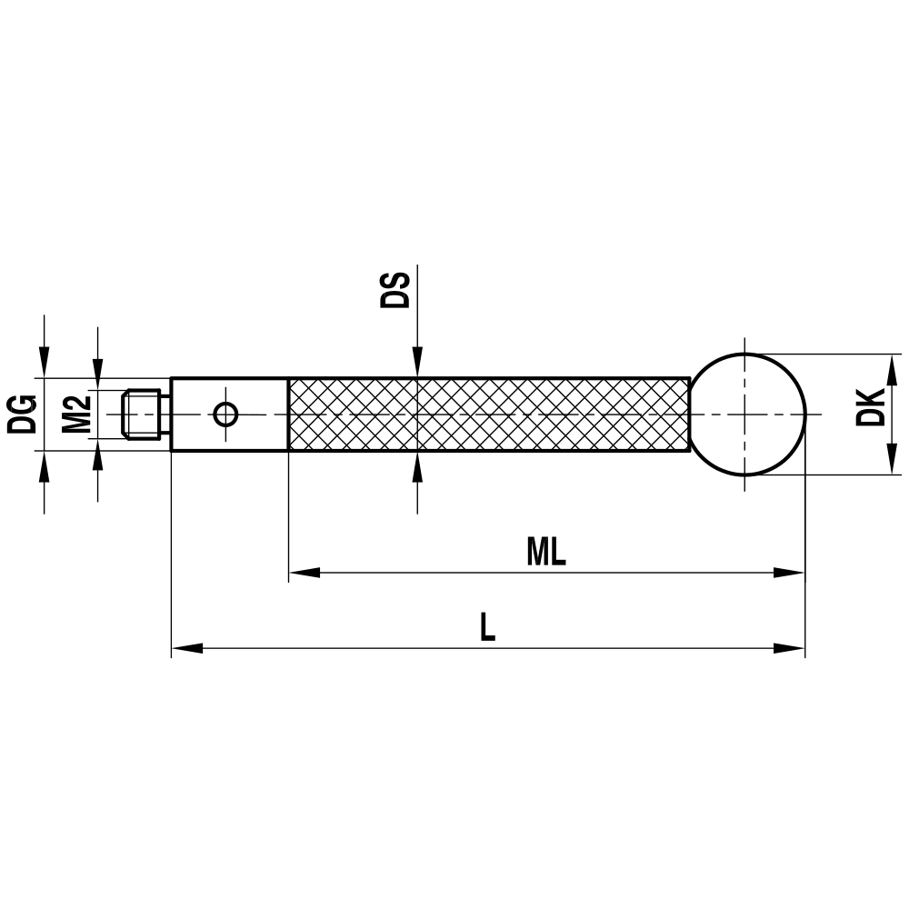 M2 Threaded-stem Stylus