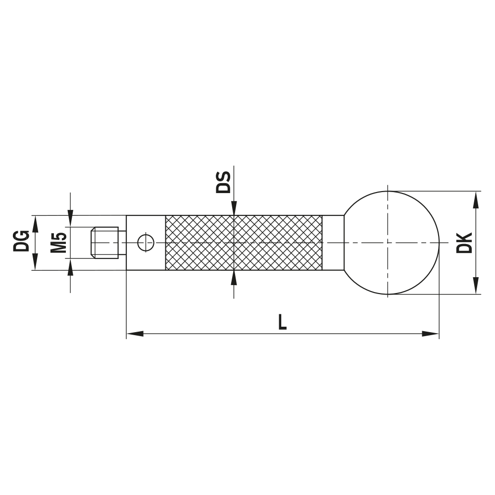 M5 Threaded-stem Stylus