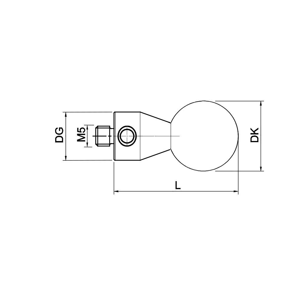 M5 Threaded-stem Stylus