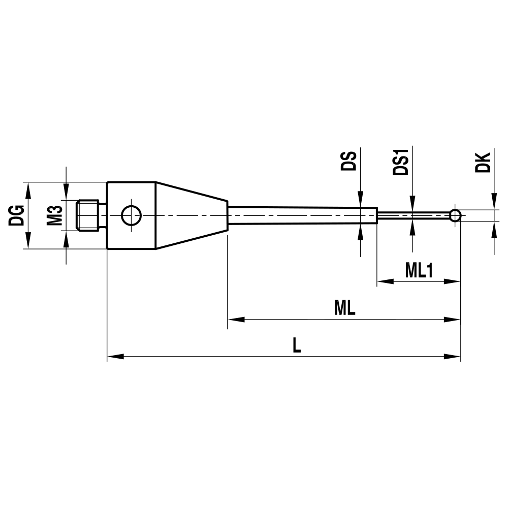 M3 XXT UltraScanning Stepped-stem Stylus